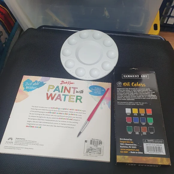 Bob Ross Paint with Water Set and Sargent Art Oil Colors - Picture 3 of 5